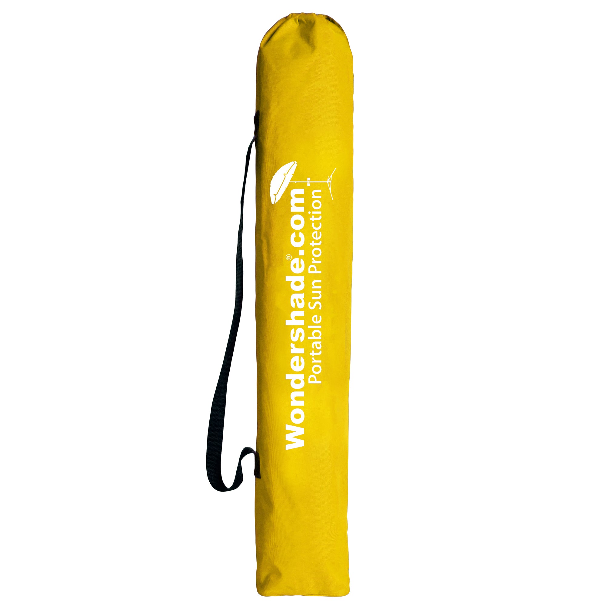Wondershade Portable Sun Shade Yellow, with cupholders