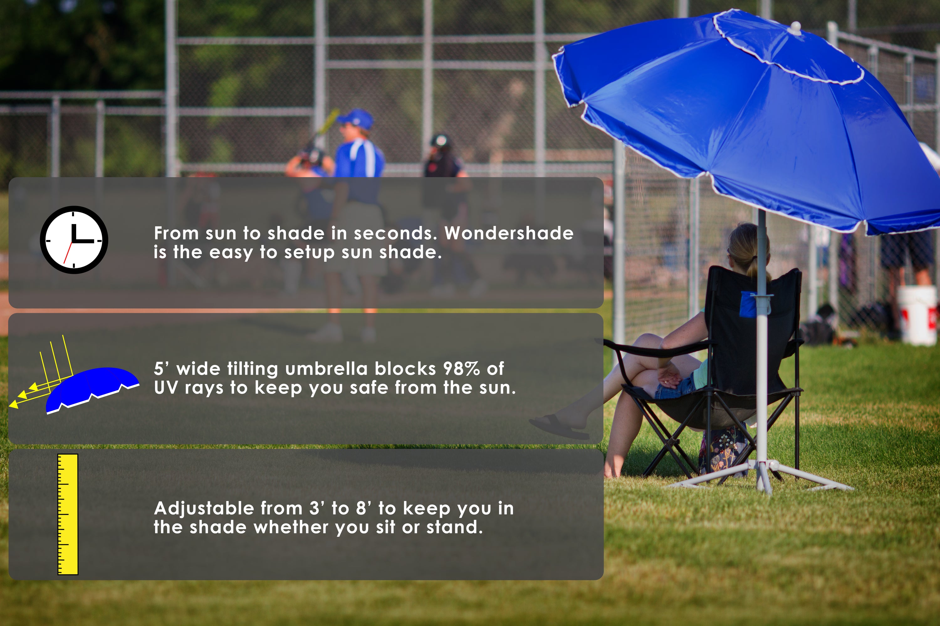 Ultimate Wondershade Portable Sun Shade Umbrella