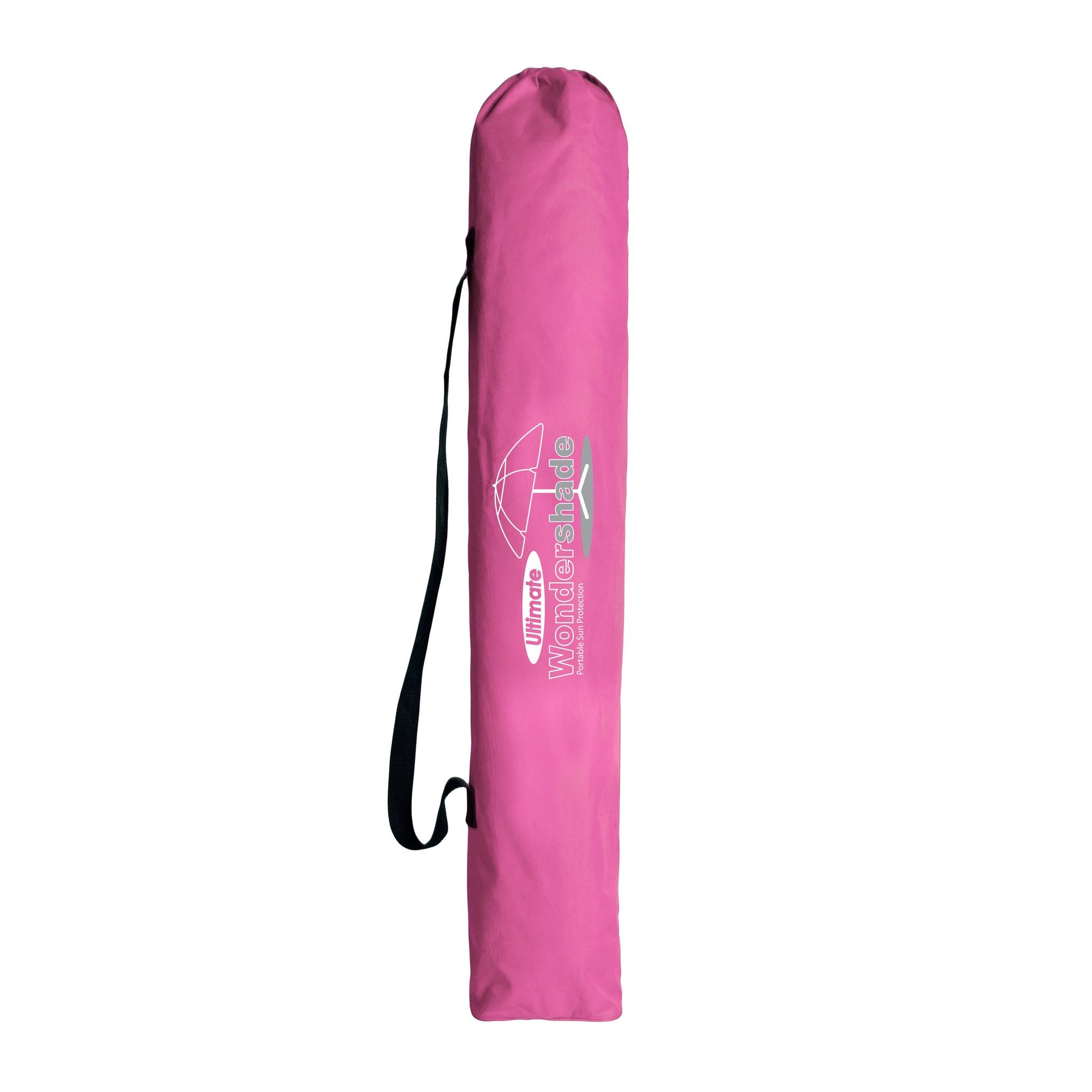 Wondershade Portable Sun Shade Pink, with cupholders