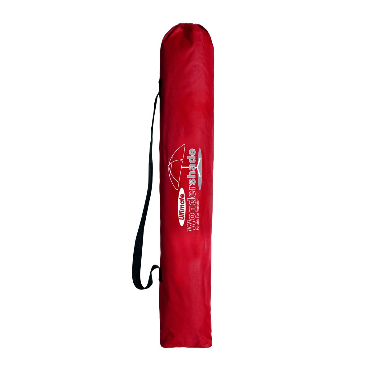 Wondershade Portable Sun Shade Red, with cupholders