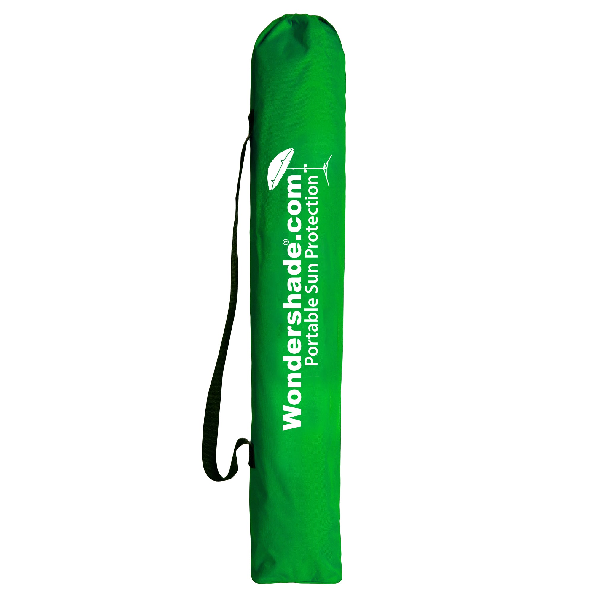 Green carry bag for Ultimate Wondershade portable shade umbrella