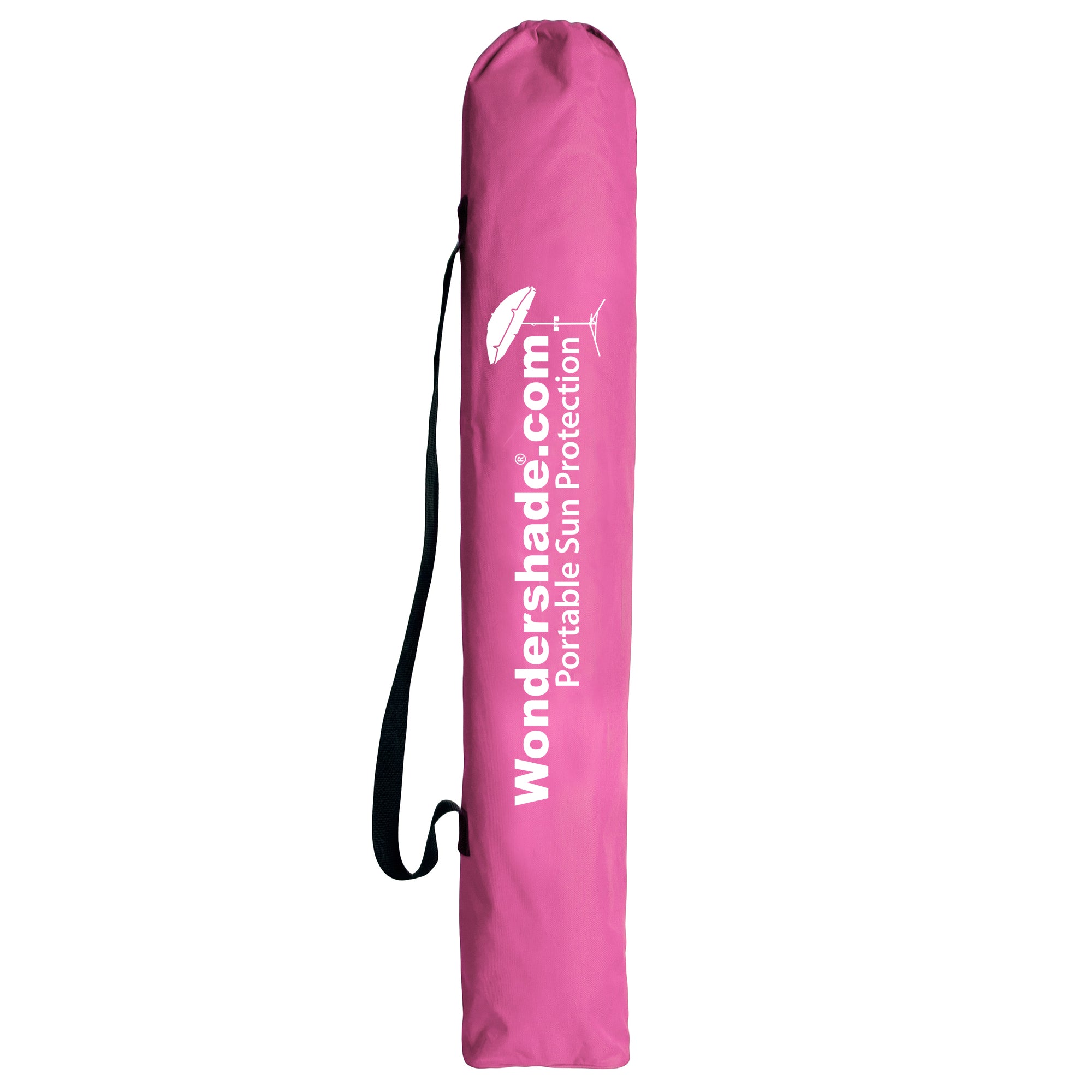 Pink carry bag for Ultimate Wondershade portable shade umbrella