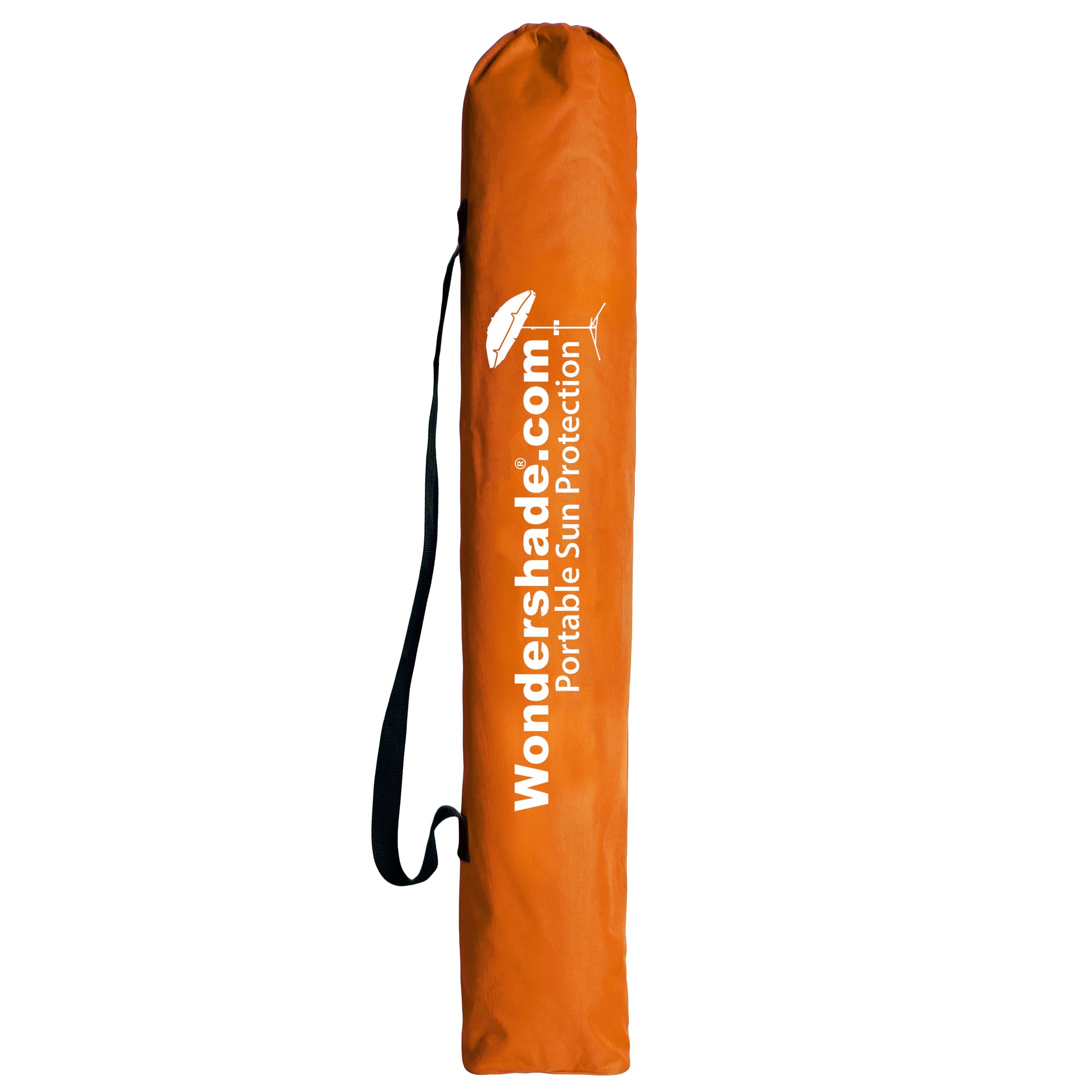 Wondershade Portable Sun Shade Orange, with cupholders