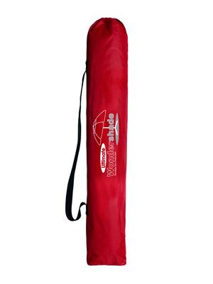 Red carry bag for Ultimate Wondershade portable shade umbrella