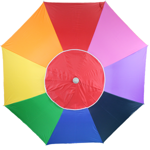 Ultimate Wondershade portable shade, rainbow canopy top
