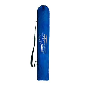 Blue carry bag for Ultimate Wondershade portable shade umbrella