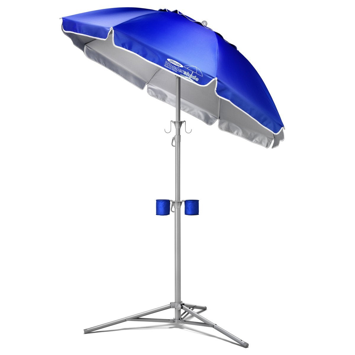 Wondershade Portable Sun Shade blue, with cupholders